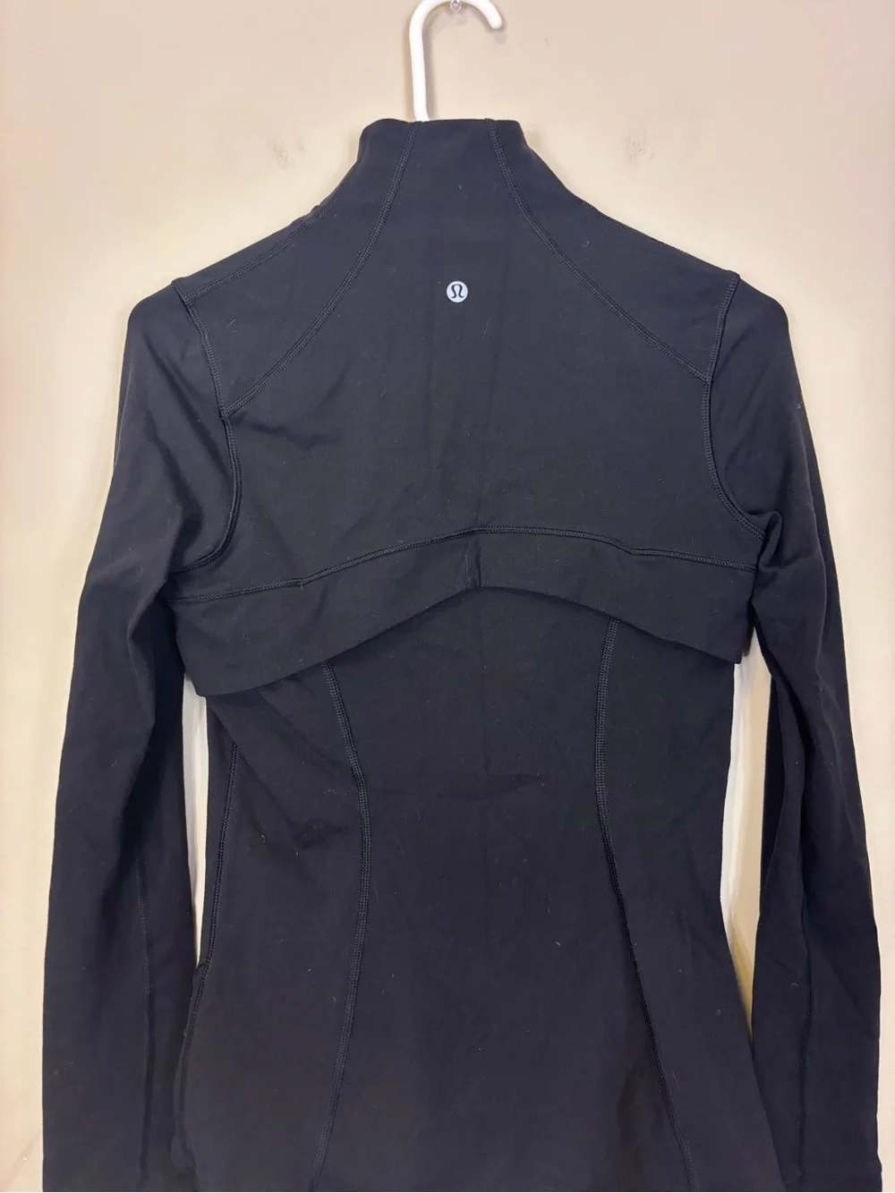 lululemon athletica Black Half-Zip Hoodie Sweatshirt with Front Pocket Women’s 6
